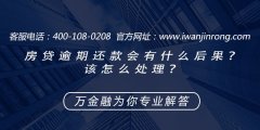 <b>房贷逾期还款会有什么后果？该怎么处理？</b>